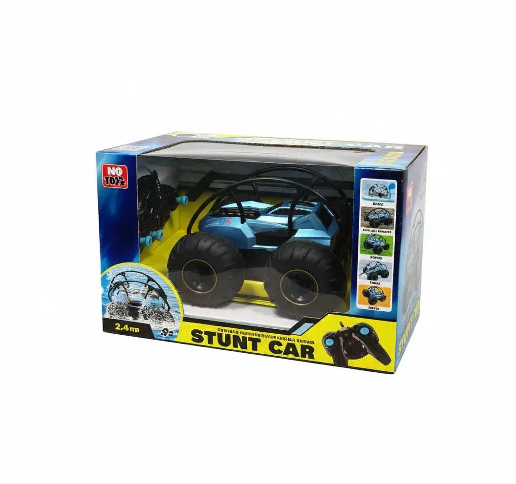 RC Amphibious Stunt Car - Blue for kids in Kuwait